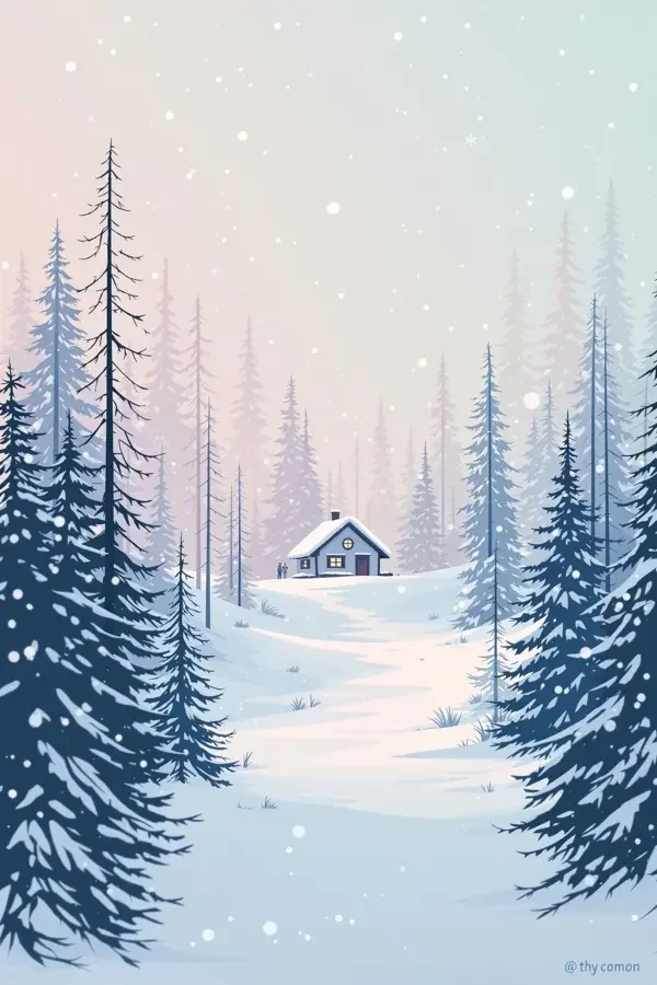 雪落无声海报