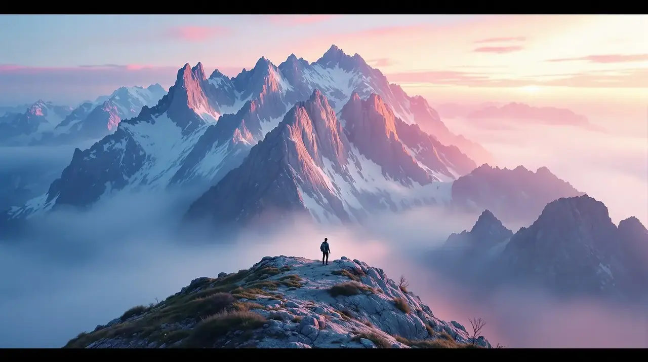 远方的山背景图
